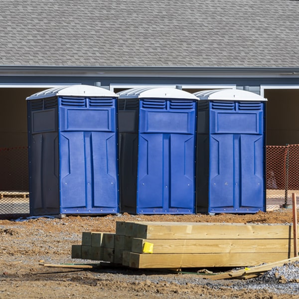 can i customize the exterior of the porta potties with my event logo or branding in New Palestine Indiana